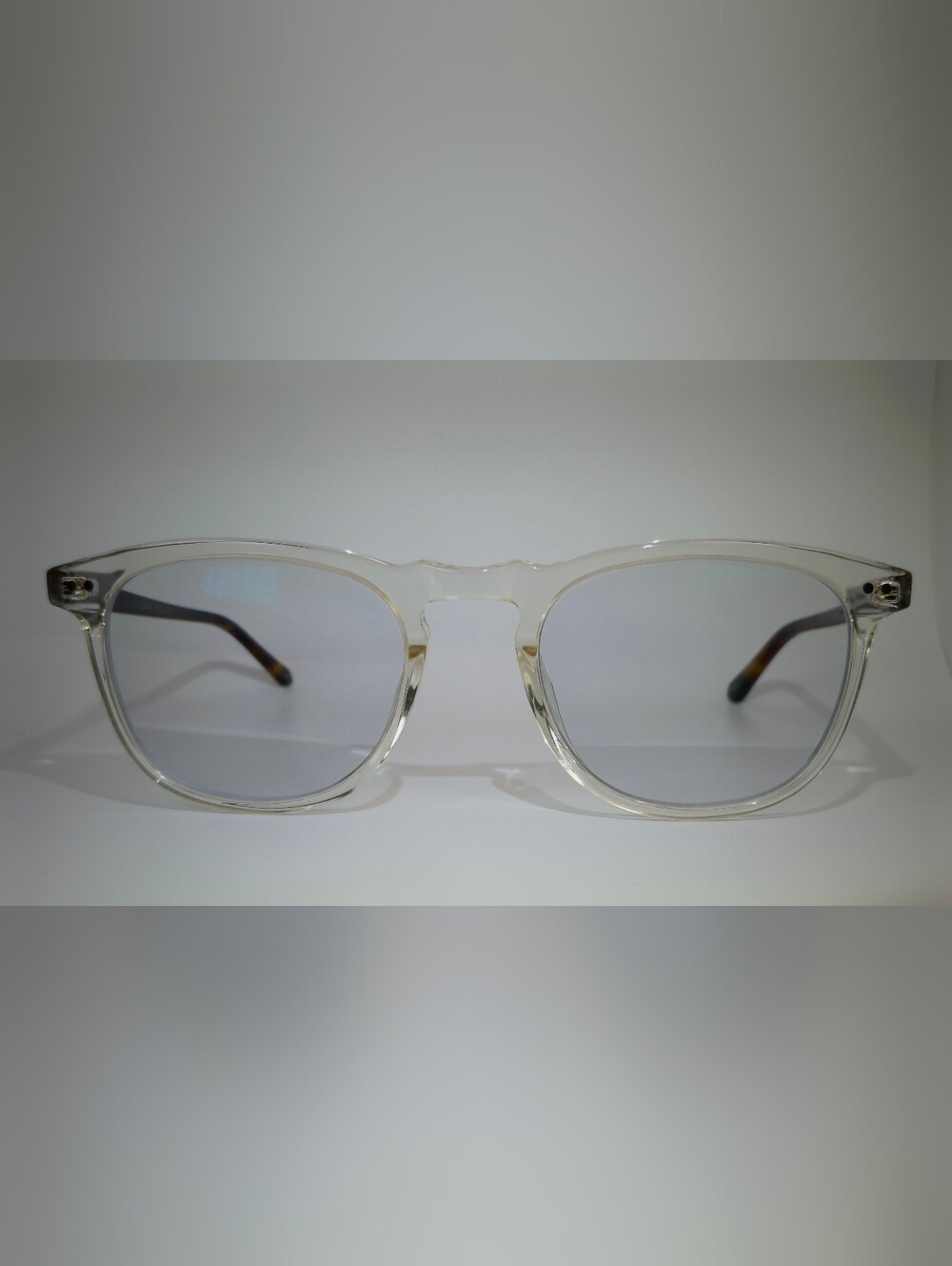 RFLKT. Illusion. Clear Square Eyewear Tortoise Temples. Well Made Frame.